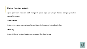 Tujuan pembahasan umumnya berisi kaidah dari penulisan yang dilakukan. Teknik Pembuatan Makalah Ppt Download