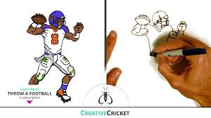 See more ideas about football drawing, football, drawings. How To Draw A Football Player Quarterback Easy Step By Step Art Lesson Video Dailymotion