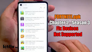 .device or how to play fortnite on any incompatible device in season 9. Fortnite Apk Chapter 2 Season 3 Fix For Device Not Supported Ictfix