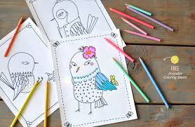 Thank you so much for sharing these free print outs. Free Coloring Sheets Printables Roundup Creature Comforts