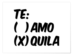 Free shipping on orders over $25 shipped by amazon. Tequila Te Amo Poster Online Bestellen Posterlounge Ch