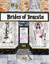 Brides of Dracula Bridal Boutique A5 or A4 Print - Etsy