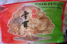 Tremella fuciformis is a species of fungus; Tremella Fuciformis The Snow Fungus Tom Volk S Fungus Of The Month For January 2006