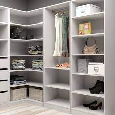 Walk in wardrobes, luxurious dressing rooms, and custom closet systems. Flexi Storage White 6 Shelf Walk In Wardrobe Unit Bunnings New Zealand
