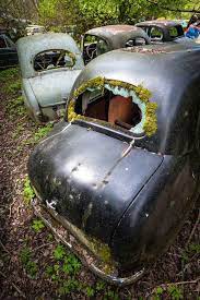 Back Then It Was The Final Destination For Cars Abandoned By American Soldiers Leaving Europe After The War Abandoned Cars Classic Cars Abandoned