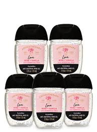 Rose Vanilla Pocketbac Hand Sanitizer 5 Pack Aromatherapy Bath And Body Works Hand Sanitizer Bath And Body