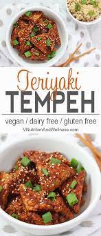 The Best Teriyaki Tempeh Recipe Tempeh Recipes Vegetarian Recipes Recipes