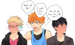 Ah Youth In Which Kageyama Tries Very Hard To Say Nice Haikyuu Anime Haikyuu Tsukishima Haikyuu Manga