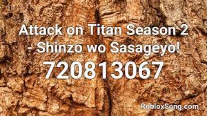 My r english roblox id roblox music. Sasageyo Roblox Id Attack On Titan Season 2 Opening Sasageyo Roblox Id Roblox Music Code Youtube Pschipsource