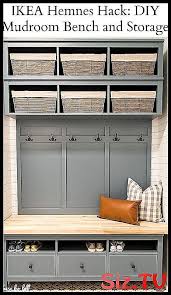 Ikea Hemnes Hack Diy Mudroom Bench And Storage Ike Bench Diy Hack Hemnes Ik Mudroom Bench Bench Diy Ha Diy Mudroom Bench Ikea Hemnes Hack Mudroom Makeover