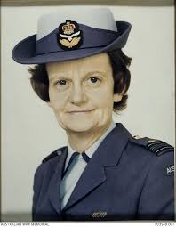 Studio portrait of Wing Commander Margaret Lynn Baxter MBE, RAAF. Baxter  joined the WRAAF in 1952 ...