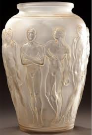 A palaestra was any site of an ancient greek wrestling school. Resultat 39 000 Rene Lalique 1860 1945 Vase Palestre Epreuve En Verre Blanc Satine Patine Sepia Souffle Moule Mod Lalique Crystal Lalique Art Deco Glass