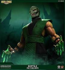 The most common reptile mortal kombat material is ceramic. 1 3 Reptile Mortal Kombat Statue Pcs Pop Culture Shock 162 350 Free Shipping Ebay