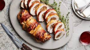 Pagespublic figurechefgordon ramsayvideosroasted turkey for christmas | gordon ramsay. Bacon Wrapped Turkey Breast Stuffed With Pear Hash