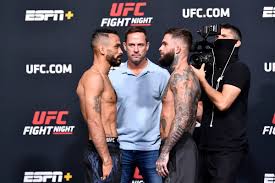 Ultimate fighting championship (ufc) has 13 upcoming event(s), with the next one to be held in ufc apex, las vegas, nevada, united states. Ufc Start Time When The Fight Night Main Card And Font Vs Garbrandt Begin Saturday On Espn Draftkings Nation