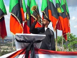 The flag of the chinese people's liberation army is the war flag of the people's liberation army; Ipob Crosses Into Benue State Community And Raises Biafran Flags Residents Alarmed And Fear Annexation Plot Awareness Media Ng