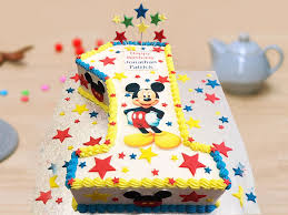 Purchase invitations & decorations 4. Buy 1st Birthday Mickey Mouse Party Cake First Smashing Party Cake