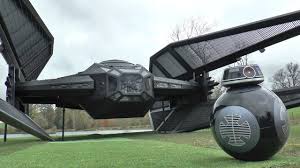 Colin Furze Built A Life Size Model Of Kylo Ren S Tie Silencer Star Wars Ships Star Wars Pictures Star Wars