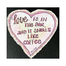 Love Is In The Air And It Smells Like Coffee Coffee Theme Fridge Magnets Love Is In The Air And It Smells Etsy In 2020 Coffee Theme Fridge Magnets Magnets