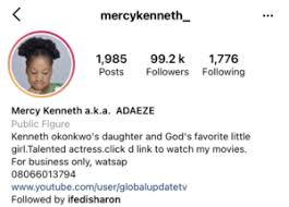 Mercy kenneth adaeze age mercykenneth instagram profile with posts and stories picuki com kenneth r mercy was born on august 14 1912 shades online. Mercy Kenneth Adaeze Age Mercy Kenneth Adaeze Biography At Last I Can Be Part Of Mercy S Life Says Her Father Daily Mail Online Disabledwomen Wall Watch Online Or Download
