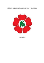 En marzo del presente año, lograda su inscripción como partido político, tierra y libertad hizo un llamado público a la construcción de un frente amplio por la justicia social, la. Plan De Gobierno Frente Amplio Ancon