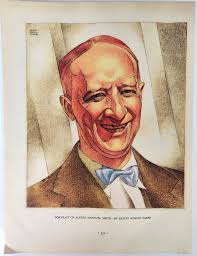 Alfred Emanuel Smith Portrait Ernest Hamlin Baker Vintage 1930 Art Print