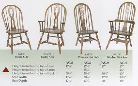 They are made out of variety of woods. Amish Side And Arm Chairs Windsor Oak Fiddle Back Windsor