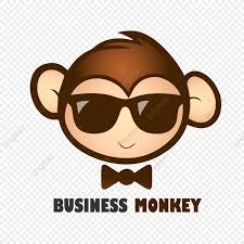 Business Monkey Png Monkey Animal Png And Vector With Transparent Background For Free Download Monkey Logo Vector Free Free Vector Graphics