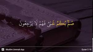 Amalkan selama 3 hari di mulai ada hari selasa di. Surah Al Baqarah Ayat 18 Qs 2 18 Tafsir Alquran Surah Nomor 2 Ayat 18