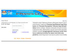 Slip gaji online atau lebih dikenali dengan epenyata gaji telah digunakan penjawat awam untuk memuat turun slip penyata gaji pada setiap bulan. Semakan E Penyata Slip Gaji Online Myspa8i Net