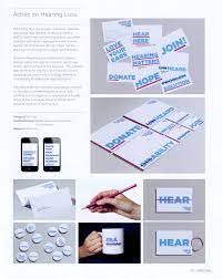 Hat Trick Campaign For Hearing Loss Underline Positives Strike Out Negatives Typography Design Charity Campaign