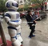 Disfraz Inflable de Robot Móvil, Botarga de Robot Caminante, Dibujos  Animados