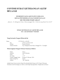 Untuk lebih jelasnya anda bisa melihat contoh surat keterangan kerja untuk kuliah. Contoh Surat Keterangan Siswa Aktif Sekolah Enak