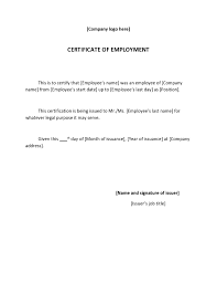 The use of a loan agreement is prudent in such instances as it protects the borrower. 40 Best Certificate Of Employment Samples Free á… Templatelab
