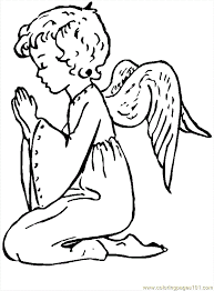 You can use our amazing online tool to color and edit the following angel coloring pages for kids. Angel Coloring Page For Kids Free Angel Printable Coloring Pages Online For Kids Coloringpages101 Com Coloring Pages For Kids