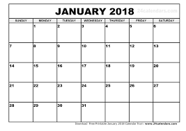 January 2018 Calendar To Print November Printable Calendar August Calendar Monthly Calendar Template