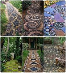Decorative Walkways Mosaics Garden Paths Garden Design Garden