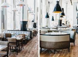 At St Cecilia You Have To Drive Into The Parking Garage To The Valet Restaurant Interior Hotel Restaurant Restaurant Bar