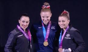Italian gymnast 2006 world champion olimpics: Coppa Del Mondo A Melbourne Vanessa Ferrari 2Âª E Lara Mori 3Âª Al Corpo Libero