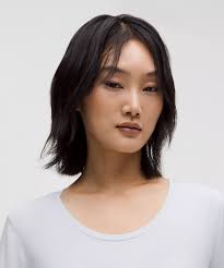 Lululemon Size Small Modal-Silk Twist-Back Short-Sleeve Shirt, Starch Blue,  NWT