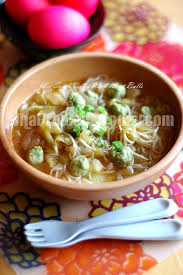 Mee Sua Noodles With Meat Balls Baby Food Recipes Soup Recipes Meatballs