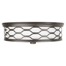 Many styles and designs of ceiling lights help any homeowner find the perfect light to add appeal and style to their home. Patriot Lighting Haven Bronze Integrated Led Flush Mount Ceiling Light At Menards