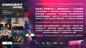 Alt om melodi grand prix. Line Up For Concert In The Dark Pre Party Confirmed Escxtra Com