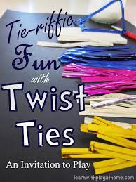 Tie Riffic Fun With Twist Ties Learning Shapes Fine Motor Skills Activities Motor Skills Activities