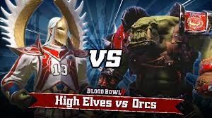 Blood Bowl 2: Orcs Vs High Elves - Gameplay - YouTube