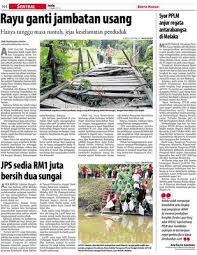 Asia juta resources sdn bhd. Jps Sedia Rm1 Juta Bersih Dua Sungai Klik