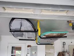 Sup And Surfboard Ceiling Rack Expandable Storage Garage Storage Solutions Surfboard Storage