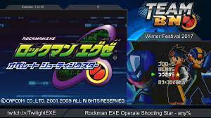 Rockman EXE: Operate Shooting Star - Speedrun by TwilightEXE ~ TeamBN's  Winter Festival 2017 - YouTube
