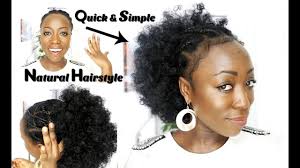 Natural Hair Style For Black Women Quick And Simple African Threading  Protective Style Afro Puff
