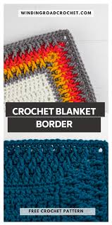 See more ideas about crochet borders, crochet, crochet edging. Alpine Stitch Crochet Blanket Border How To Crochet Winding Road Crochet